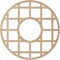 Ekena Millwork O'Neal Wood Fretwork Pierced Ceiling Medallion, Alder, 22"OD x 8"ID x 1/4"T CMWP22X22X0250ONAL - alternate 4